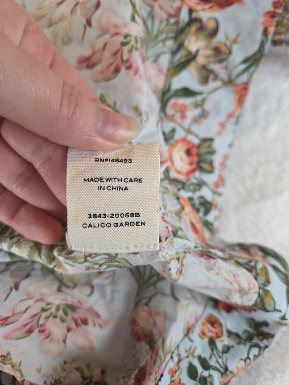 Leanne Dress In Calico Garden - Picture 6 of 8